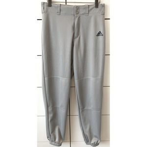 Adidas Women's Grey Softball Pants - Elastic Bottom - Sz. Small - New w/out tags